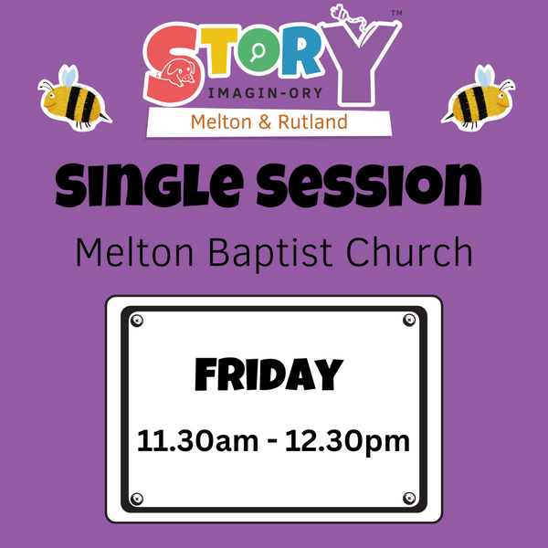 1 single Session - Friday 24th May 11.30am -12.30pm